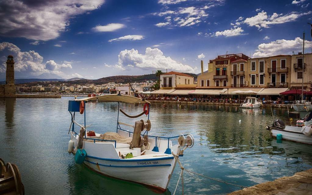 Sea View Cozy Studio Near Center Of Rethymno Town ภายนอก รูปภาพ