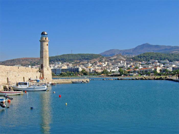 Sea View Cozy Studio Near Center Of Rethymno Town ภายนอก รูปภาพ