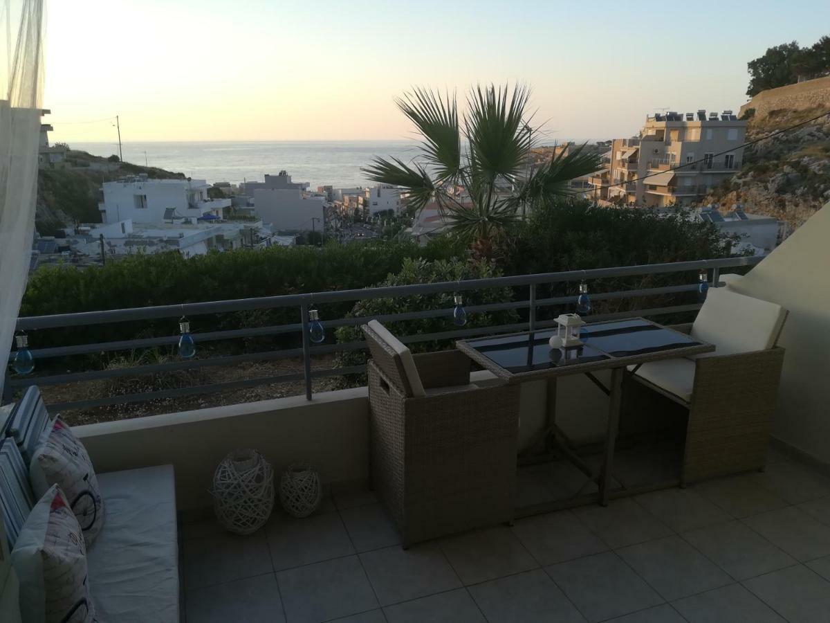 Sea View Cozy Studio Near Center Of Rethymno Town ภายนอก รูปภาพ